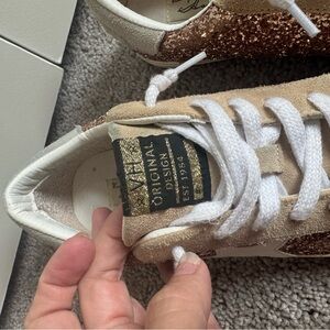 Blush sparkly Vintage Havana sneakers